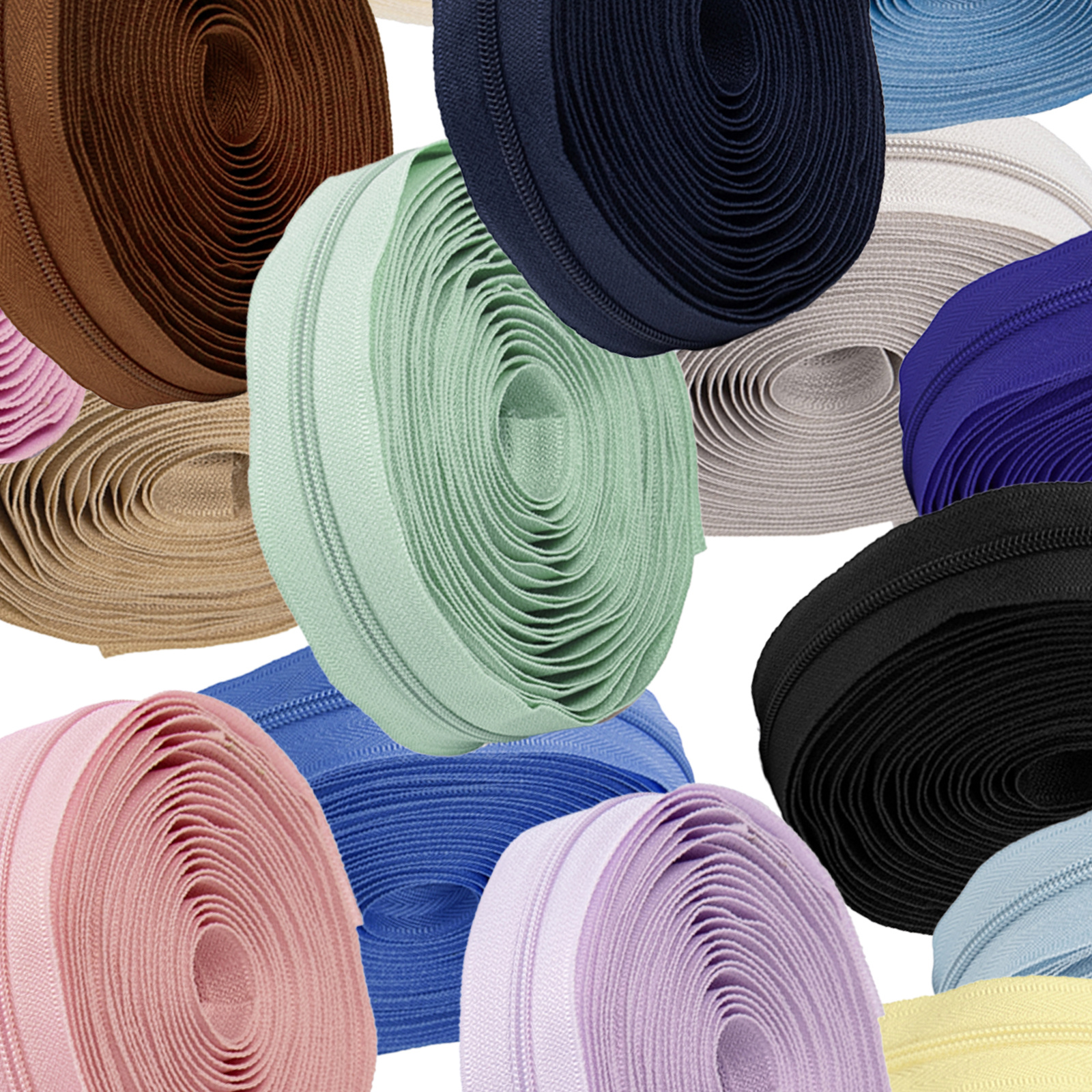 1set.3 # gekleurde ritssluiting, twintig kleuren om uit te kiezen, doe-het-zelf-vervangingsrits voor thuis naaien