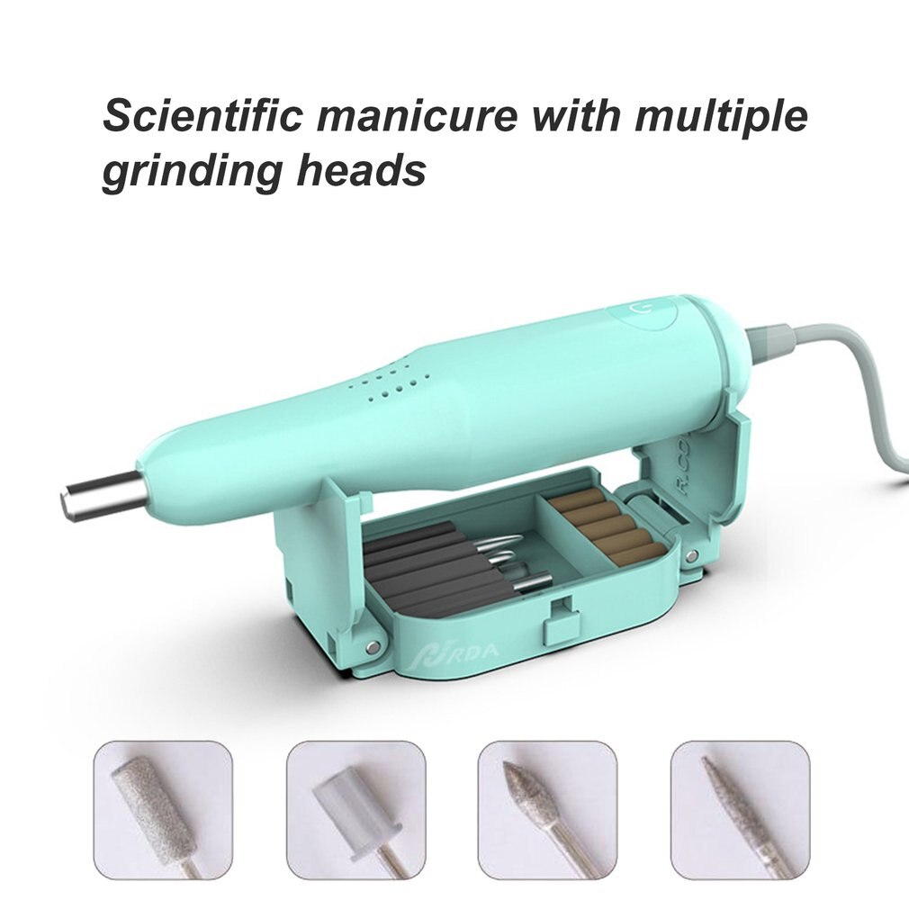 JMD-102 Elektrische Nail Boor Manicure Machine Apparaat Voor Manicure Pedicure Nail File Gereedschap Boor Polish Bits Gereedschap Kits