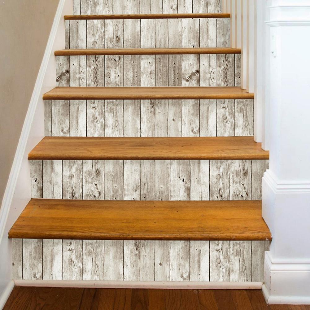 45*200 Self-Adhesive Old Wood Grain Wall Sticker Wood Decoration Wallpaper Panel Stick Wall Interior Decoration Vi Z6O9