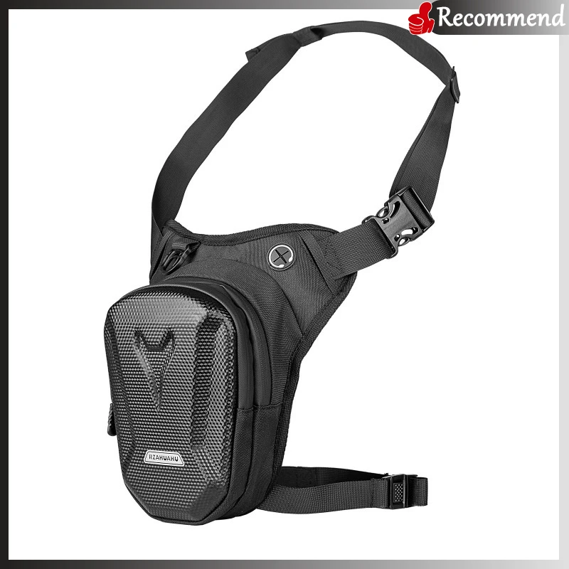 Motorcycle Waist Bag Leg Bag Men Women Bicycle Riding Tactics Thigh Waist Bag Mobile Phone Storage Hip Bag Cycling Backpack: WHITE