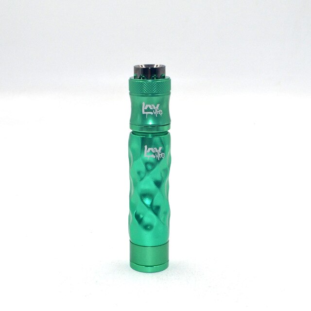 E Cigarette AV Mechanical Mod Avidlyfe Mod Kit Avid Lyfe Twist Mech Mod 18650 Battery with 510 Thread Drip Atomizer Vaporizer: Green