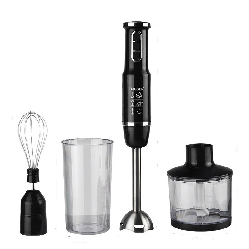 Batidora eléctrica para alimentos de bebés, vaso de batidora portátil, conjunto 4 en 1 para batidora de cocina, licuadora, licuadora, batidora para el hogar