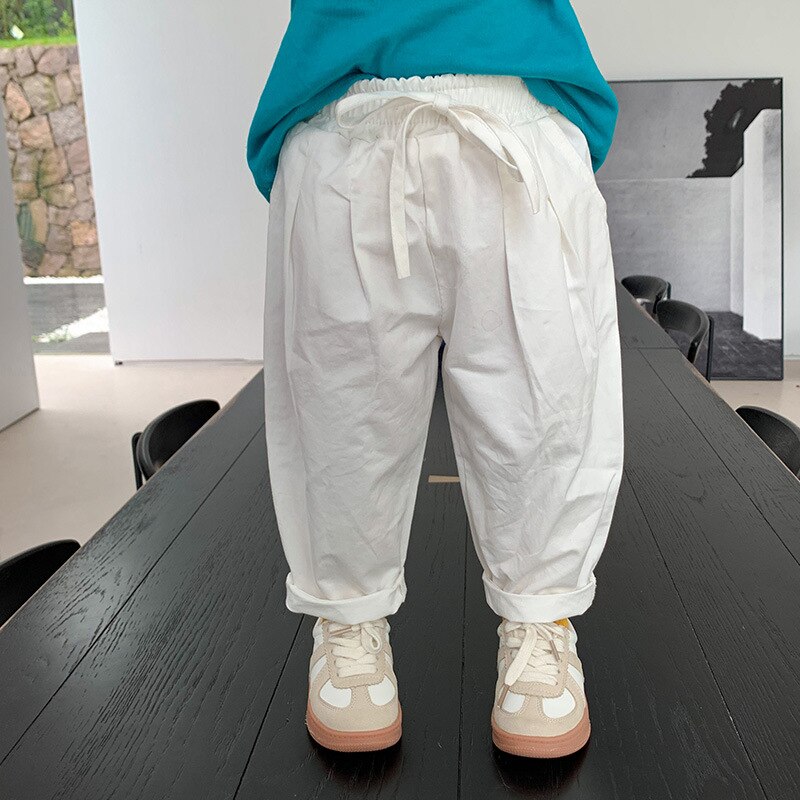 Baby Harem Pants Girls Pants Springs Kids Clothing Baby Casual Pants Cotton Trousers1-6Y Toddler Cargo Pants Infant Harem Pants