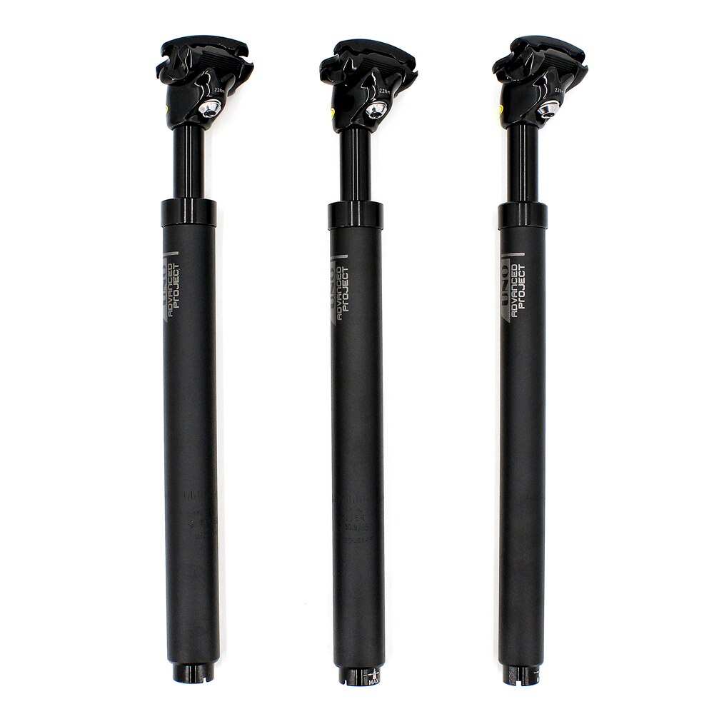 Uno Fiets Dropper Post Suspension Bike Zadelpen 27.2/30.9/31.6X350Mm Schokdemper Fiets Zitbuis bike Pole Cyclus Zadelpen