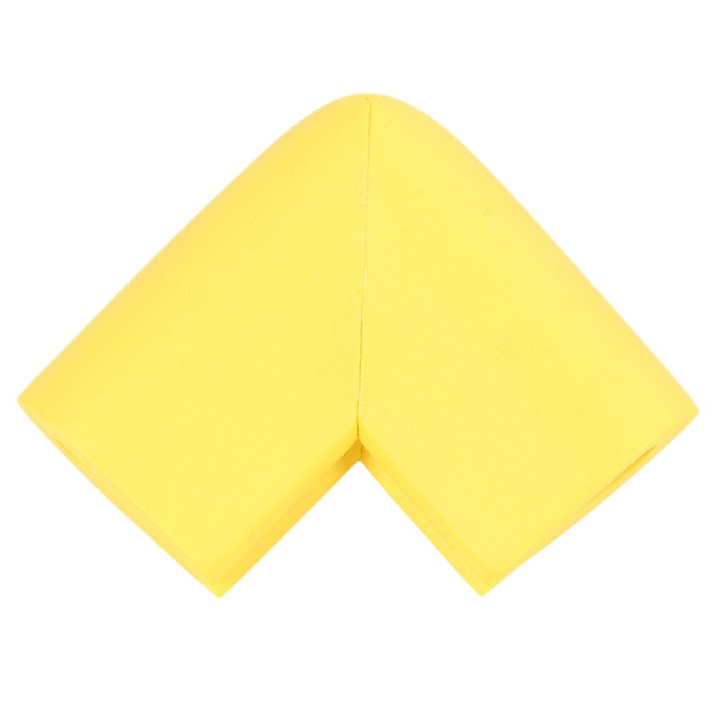 4Pcs Soft Table Desk Corner Protector V Shape Anti Collision Safety Edge Corner Guards Baby Kids Table Desk Protector Cover: Yellow