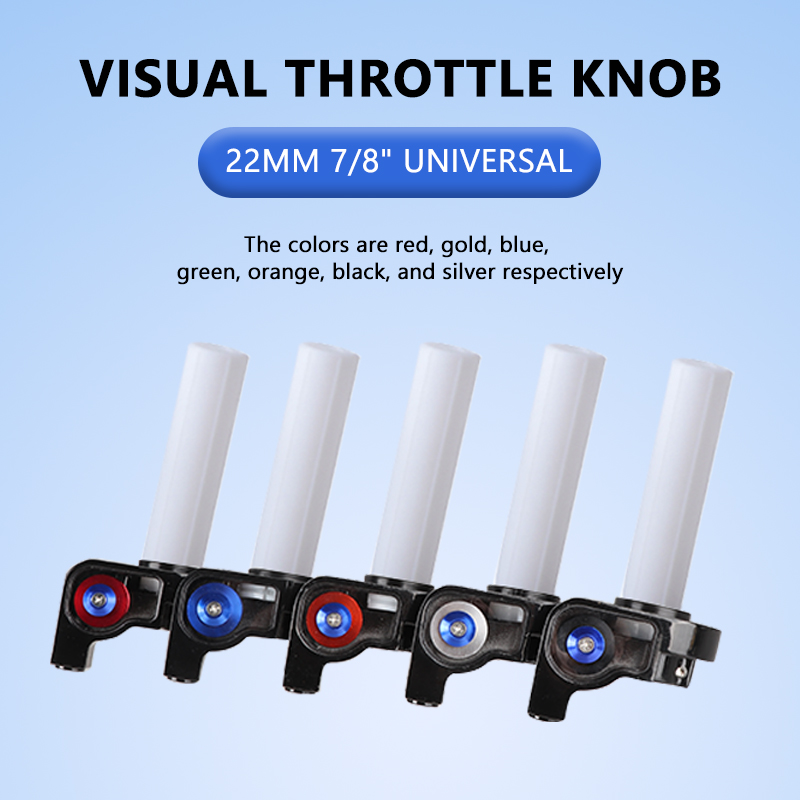 Moto universale 22mm alluminio visibile Quick Twist Gas acceleratore salda manopole misura per Dirt Pit Bike Motocross Enduro ATV Quad