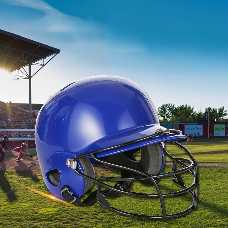 Baseball Helm Baseball Batting Helm Softball Kompakte Maske Dual Dichte Auswirkungen: Junior