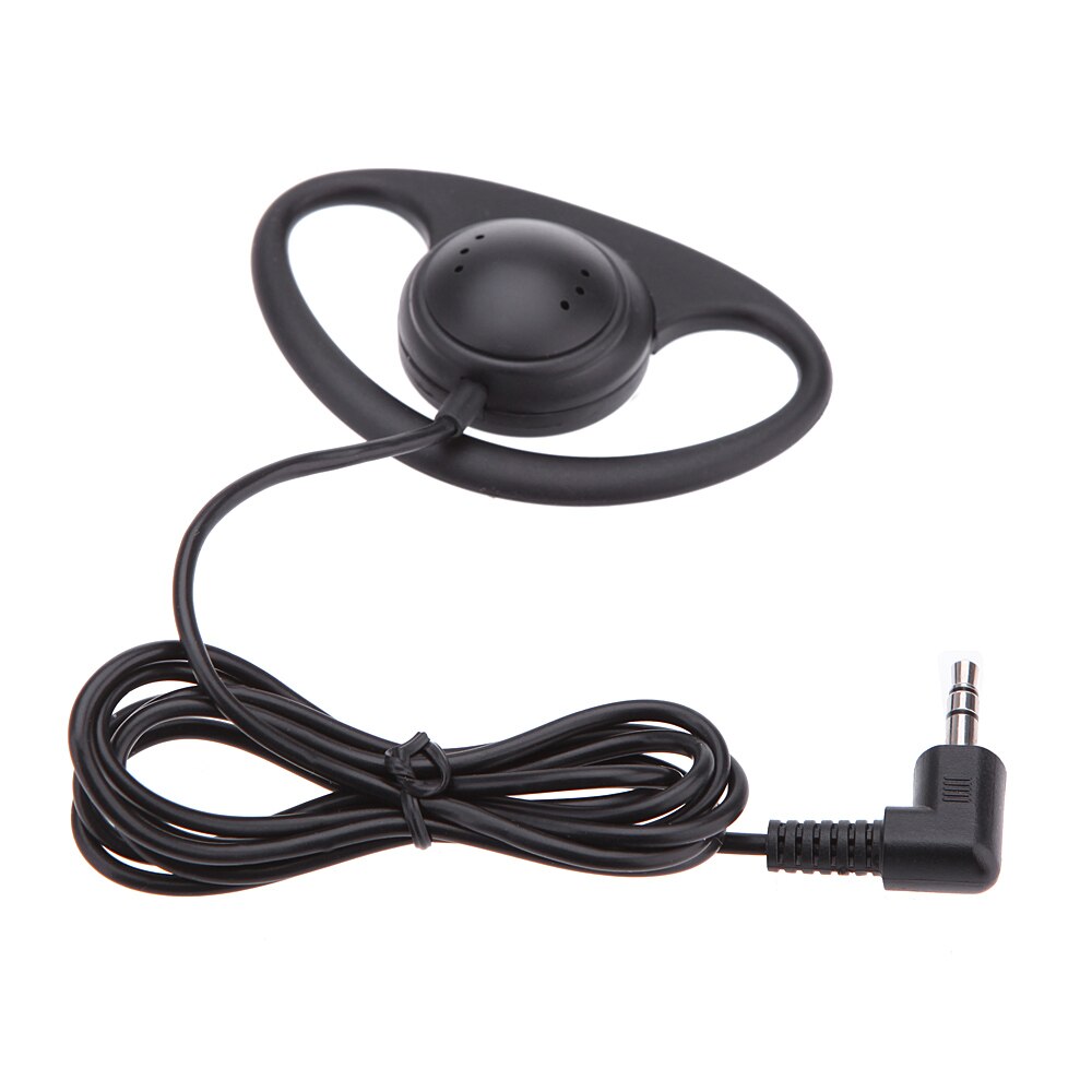 Single Side Headset Hoofdtelefoon Dual Channel Oortelefoon 3.5mm Plug Headset Hoofdtelefoon voor Laptop PC voor Skype VoIP ICQ