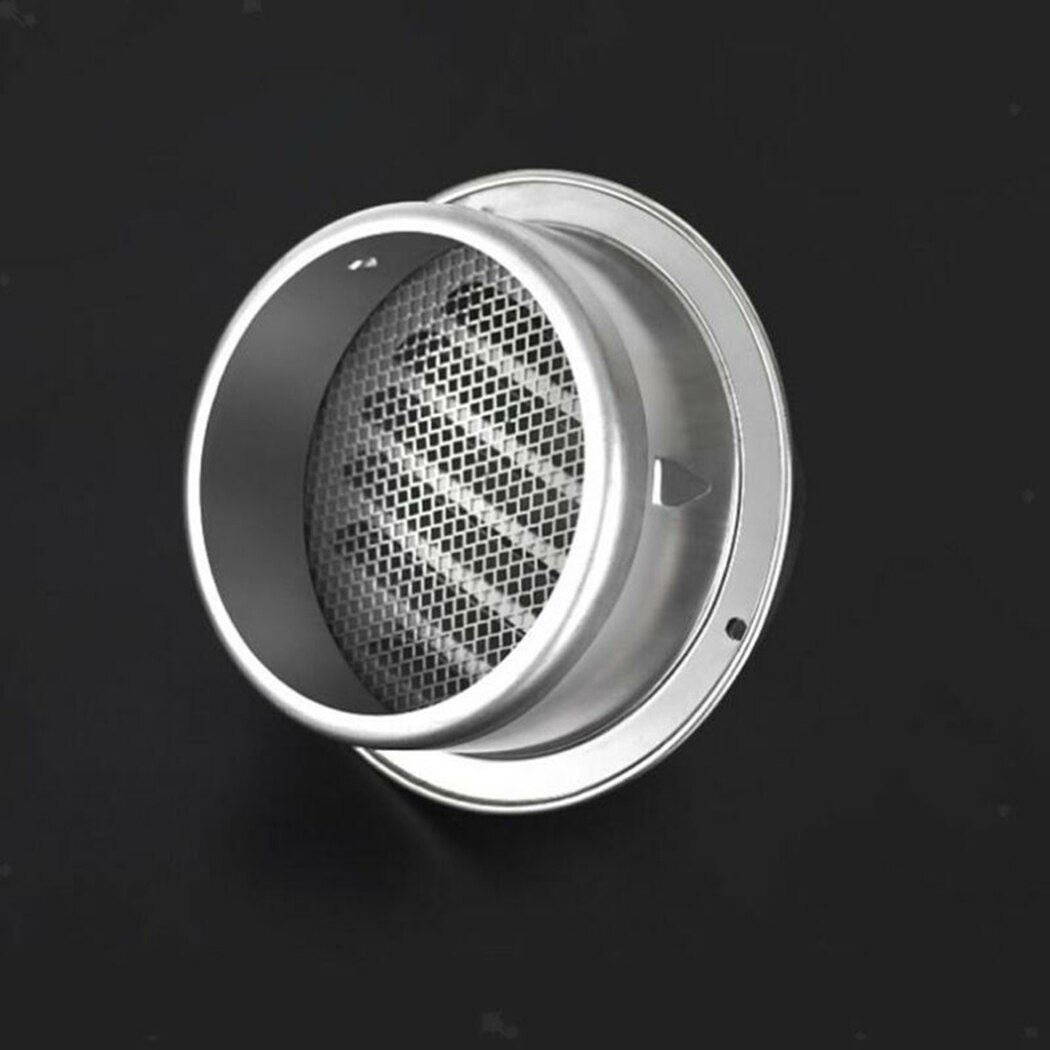 Grille d'évent de sortie d'évent de mur taureau rond d'acier inoxydable de 100mm/150mm