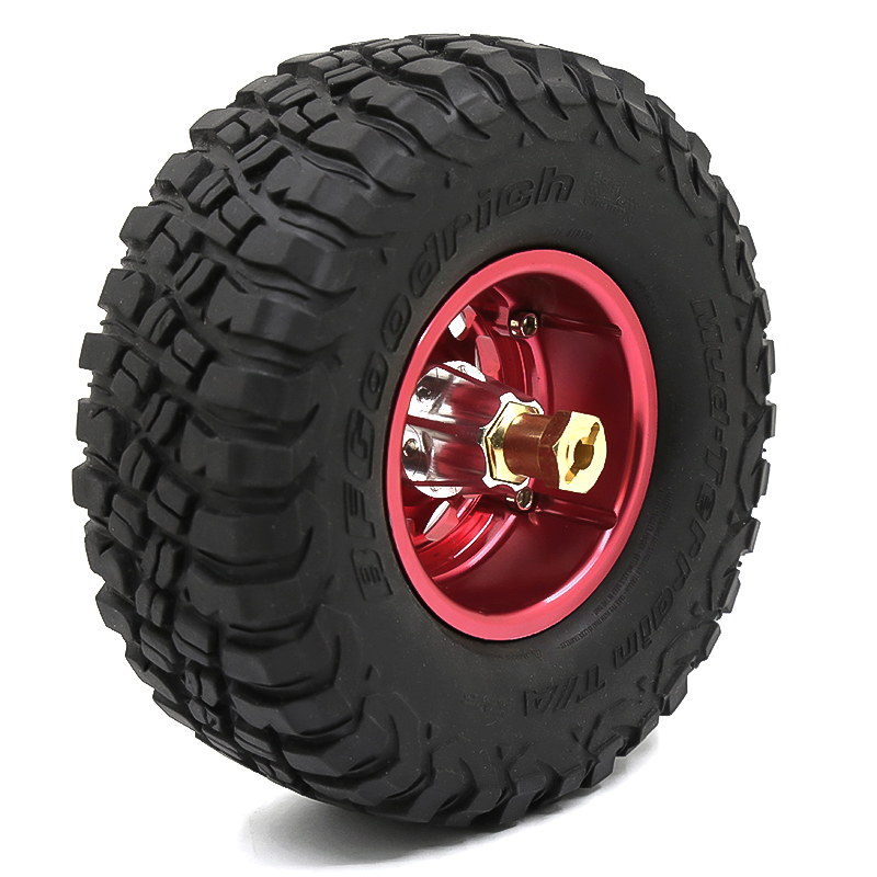 Adaptador de rueda hexagonal de ampliación de eje, 4 Uds., 12mm/15mm/17mm, para coche trepador de control remoto TRX4 RC4WD D90 D110 Axial Scx10 90046 catRC