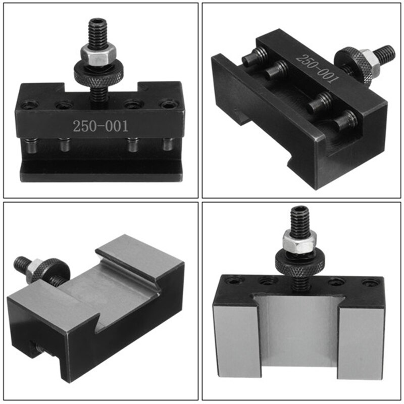 250-001 herramienta de torno de Cnc soporte herramienta de cambio rápido Post portacuchillas juego de Kit de tornillos Barra de perforación llave de soporte de torneado