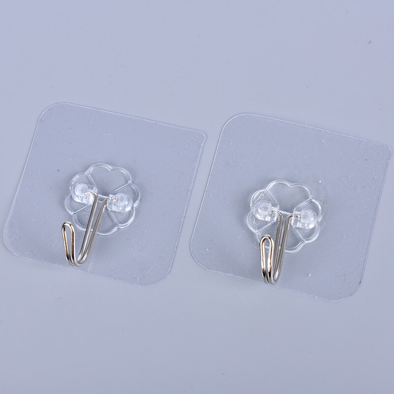 Colgador de ventosa transparente para cocina, baño, organizador de cocina, 1 unidad