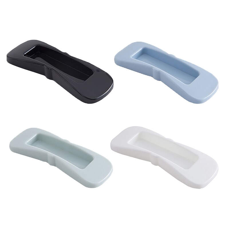 1Pair Plastic Self-adhesive Door Handles Wardrobe Pulls Door Glass door and window sliding door push-pull auxiliary door handle