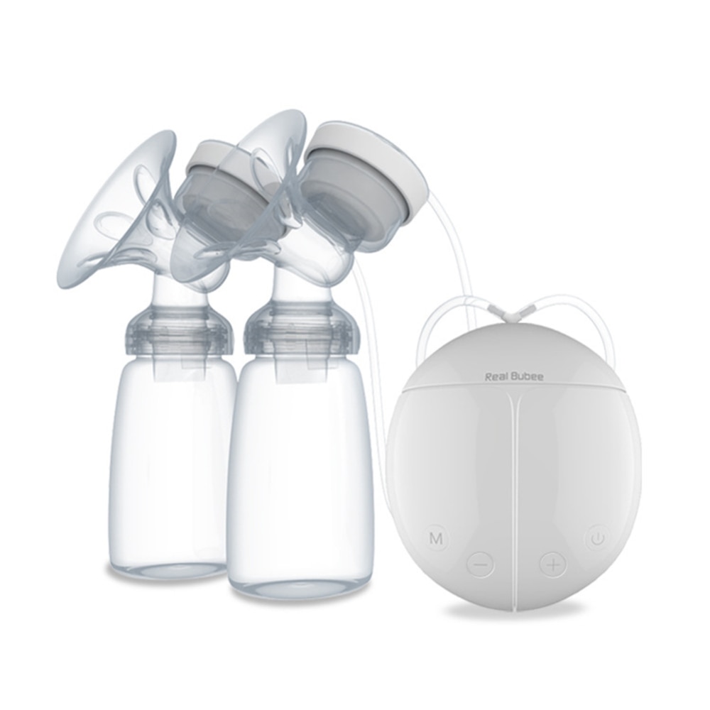 Baby elektrisk dobbelt brystpumpe til spædbørn fodring usb kraftfulde pumper med mælk sutteflasker brystvorte bryst pumpe flaske sutte: Default Title