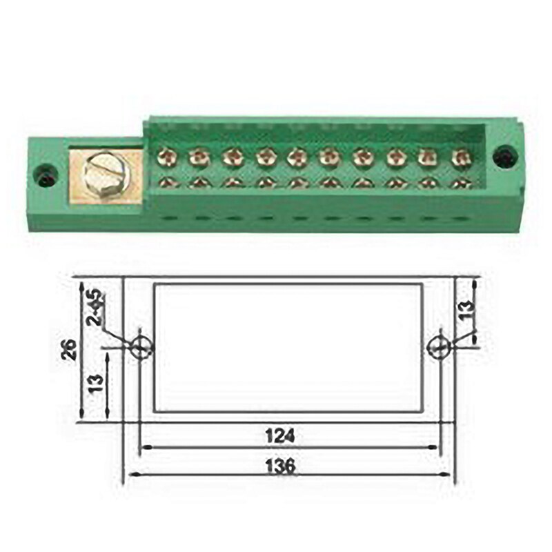 Unipolaire Splitter Junction Box Brandvertragende Metering Kast Wire Terminal Blok
