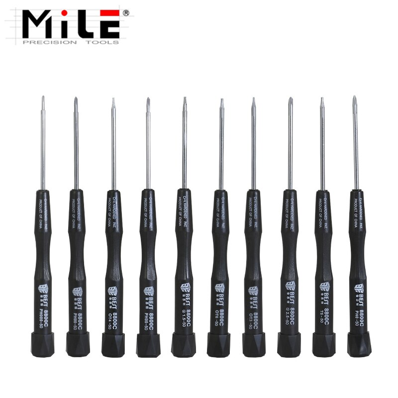 MILE Precision Screwdriver P2 P5 1.5 Pentalobe Y 2.5 Tri Wing PH00 PH000 T3 T4 T5 T6 for Macbook Air Pro CellPhone Repair Tools