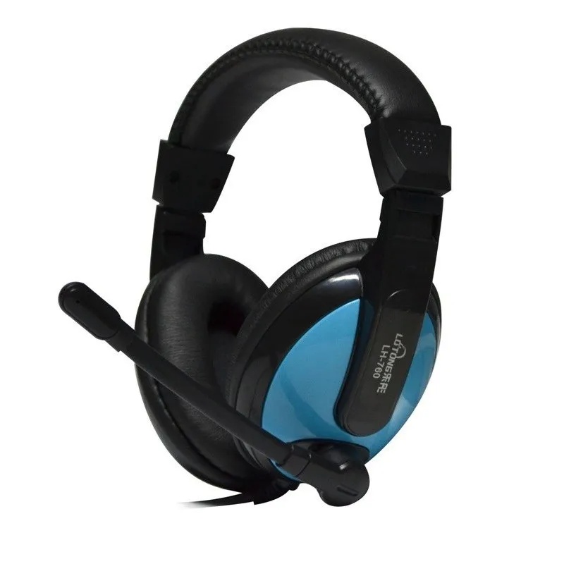 Headset Gaming Headphones with Mic for Desktop Computers Teaching Online Classes Notebook Computers Wearable Comfortable Sound Q: black
