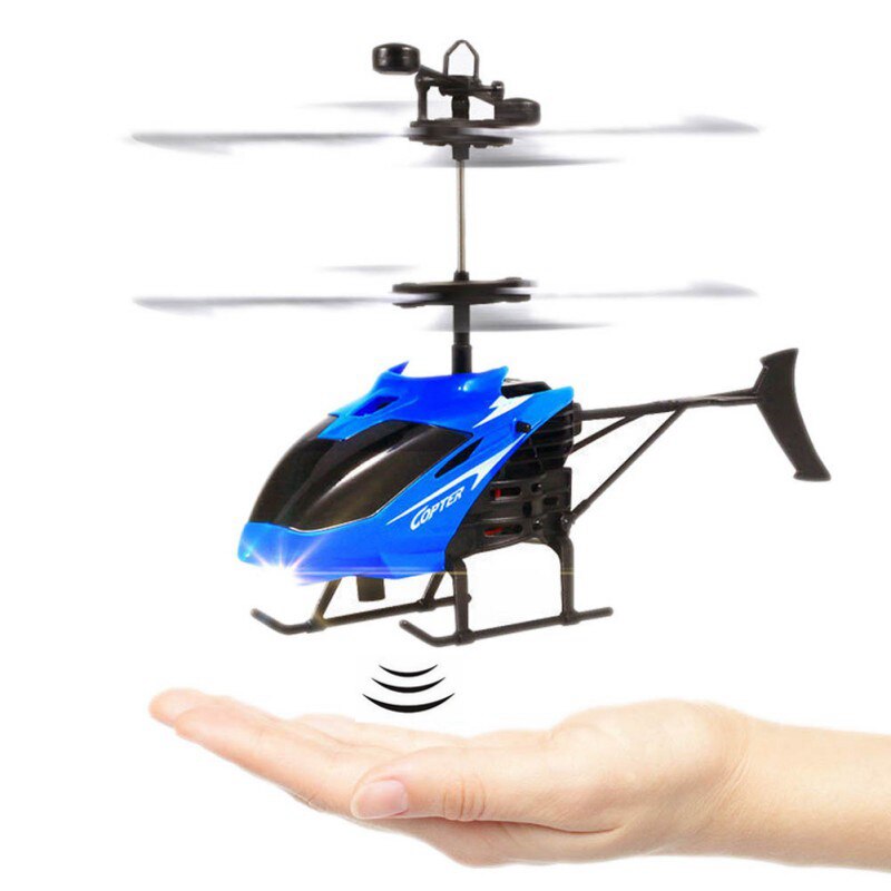 Hélicoptère à capteur infrarouge, 3D Gyro hélicoptère électrique, Micro 2 canaux, jouet pour enfants