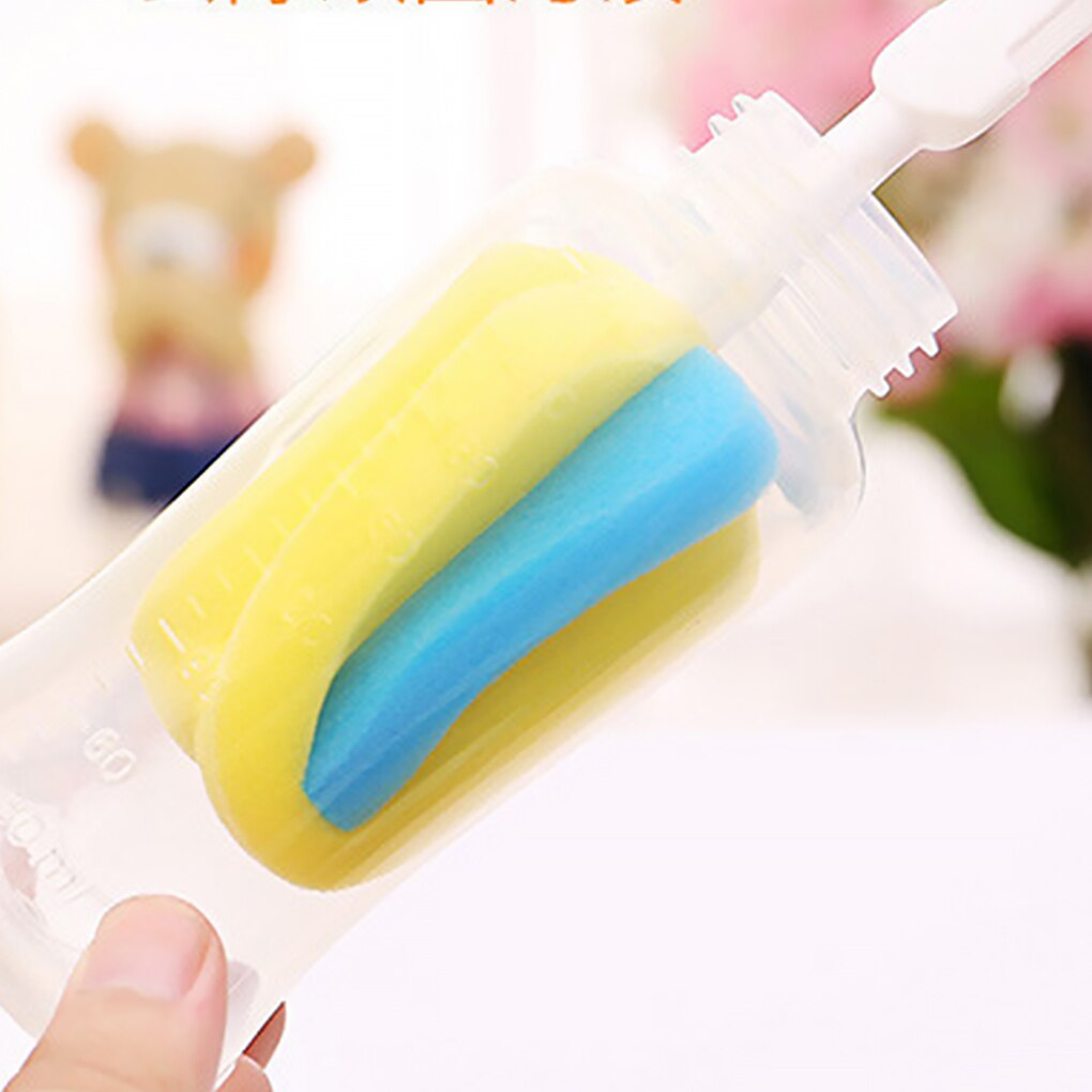 ! 7 pièces ensemble de brosses de biberon éponge nettoyage tasse brosses bouteilles pour bébés Kit de nettoyage de Tube anti-rayures