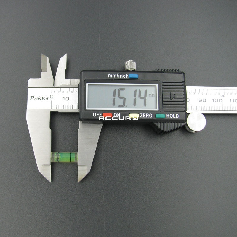 100pcs 6*15mm Acrylic tubular levels mini spirit level Liquid level Indicator for Hanging horizontal ruler