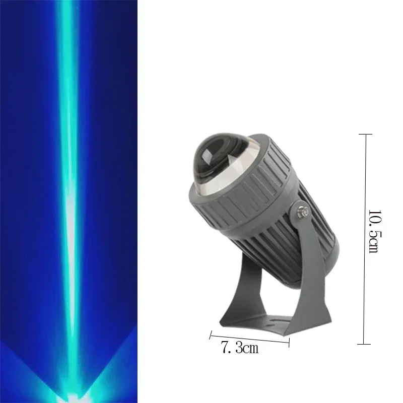 Outdoor LED Garden Wall Spotlights 10W Landscape Lighting AC220V Red Green Blue IP65 Waterproof One Beam Lights: Blauw