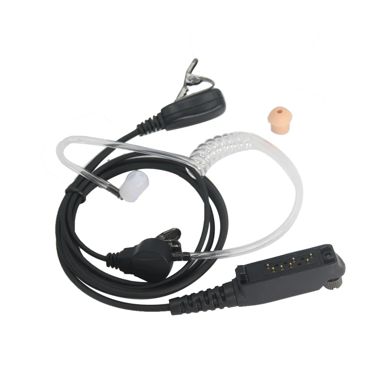 XIERDE Headset Für SEPURA STP8000 STP8030 STP8035 STP8038 STP8040 STP8080 Walkie Talkie Zwei Weg Radio Kopfhörer Mic: Weiß