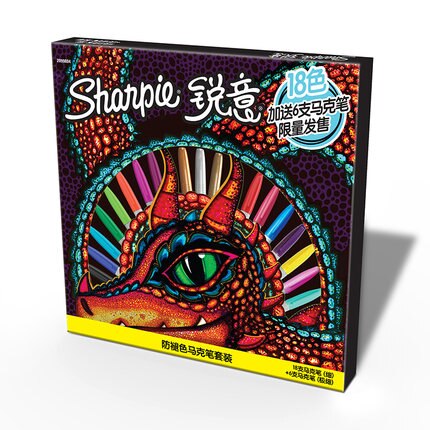 Best Selling Sharpie 31993 Permanente Art Markers 12 Kleuren Set, 18 Kleuren Set, 24 Kleuren Set