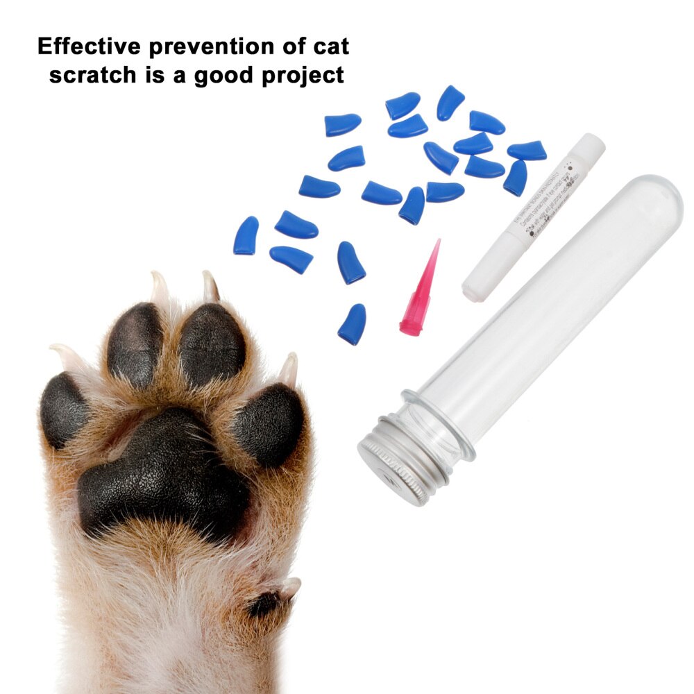 2 Set Nail Protector Protective Cat Claw Caps Cat Claw Covers for Dog Pet