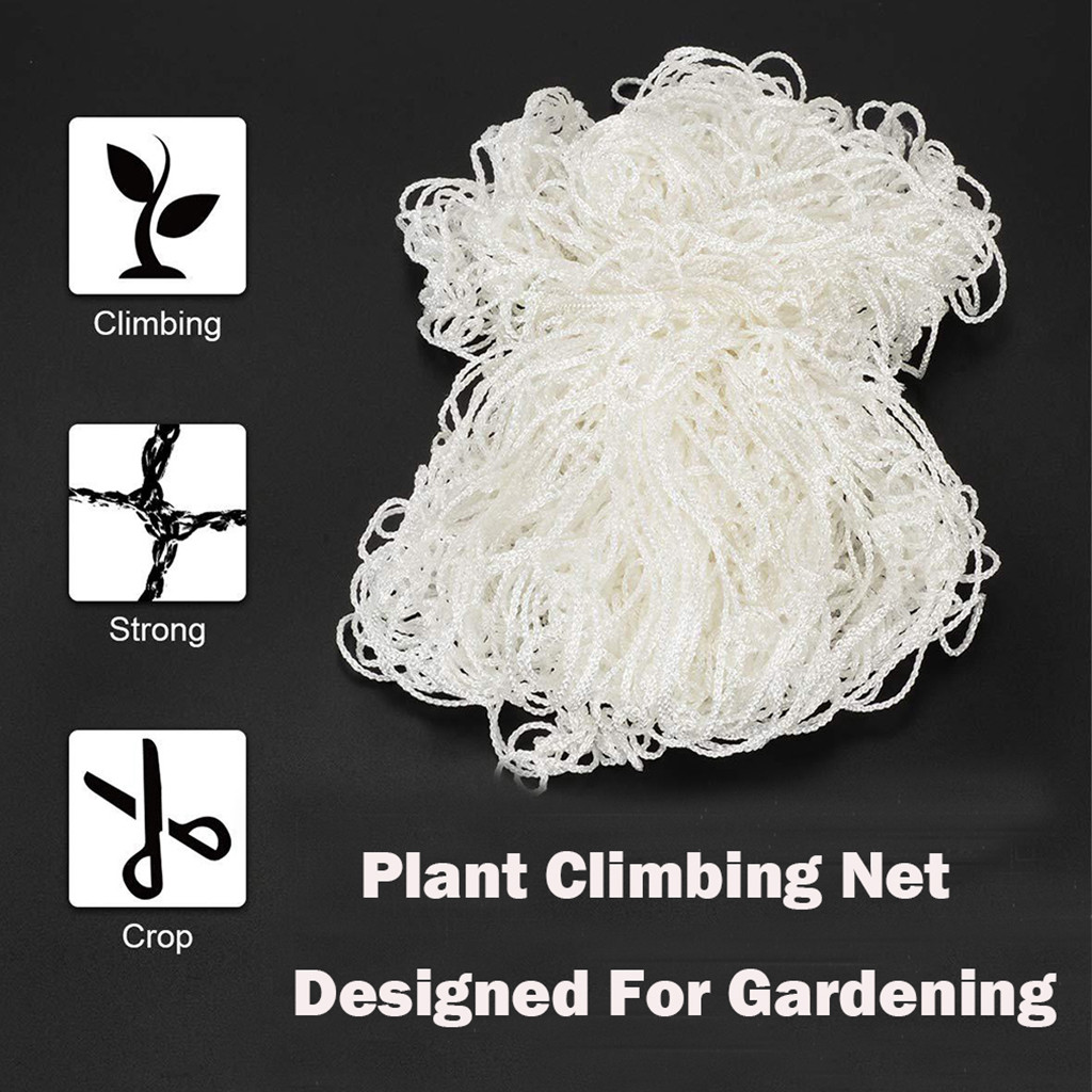Gardening Tools Plant Climbing Growth Net Weaving Polyester Net Climbing Mesh Square Network Plant Trellis Netting Heavy-Duty