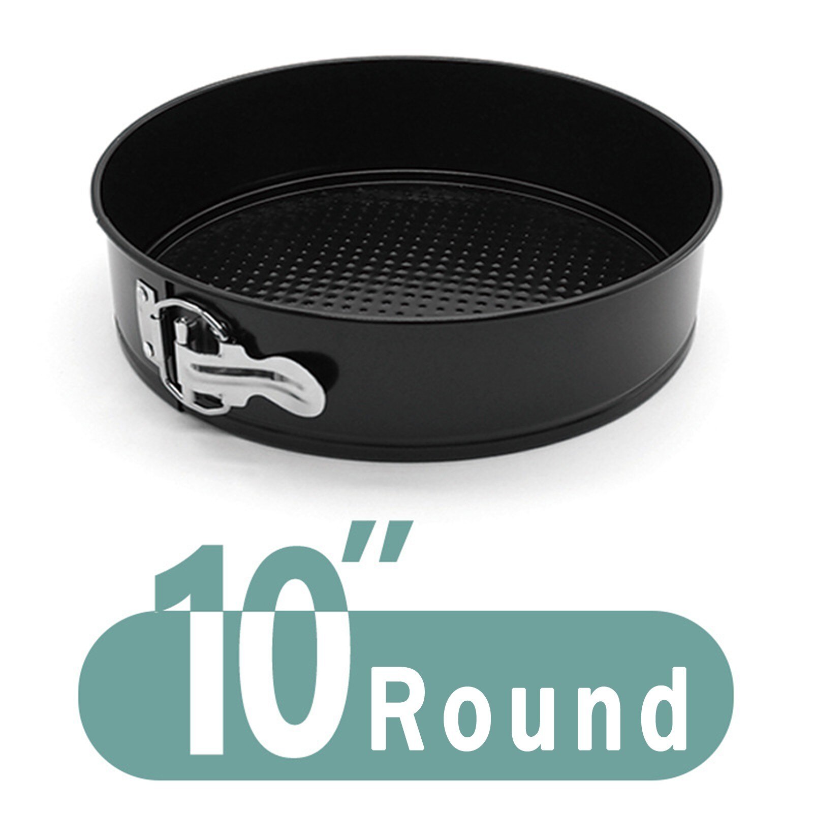 25# Cake Pan - Spring Form Cheesecake Baking Pan Pressure Cooker Nonstick Leakproof Baking Tray Cheesecake Mold Bakeware Tool: D