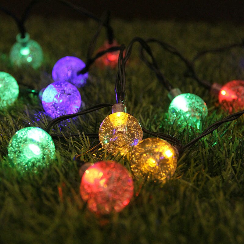 Solar Powered LED Outdoor Waterproof String Lights Outdoor Garden Yard Lamp Light String UD88