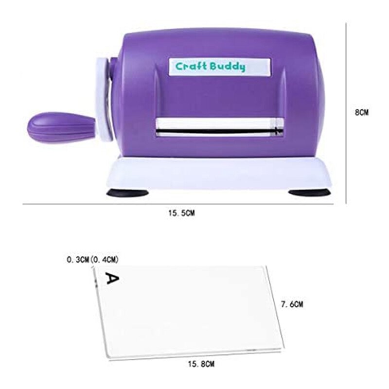 DIY Dies Cutting Embossing Machine Paper Card Craft Scrapbooking Dies Machine Cutter Photo Album Decorative Craft,Purple