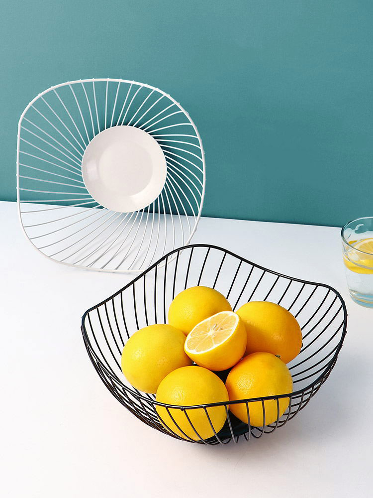Moderne kunstner nordisk hjem servise metall tørr frukt tallerken for baby snack frukt bolle jern håndverk frutero metalico