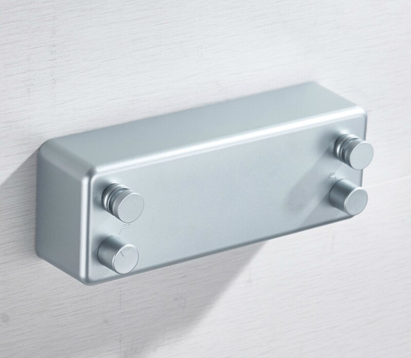 Creatieve Outdoor Kleding Rek Indoor Intrekbare Waslijn Touw Telescopische Roestvrij String Wasserij Hangers Muur Droogrek: 2 Rope-Silver