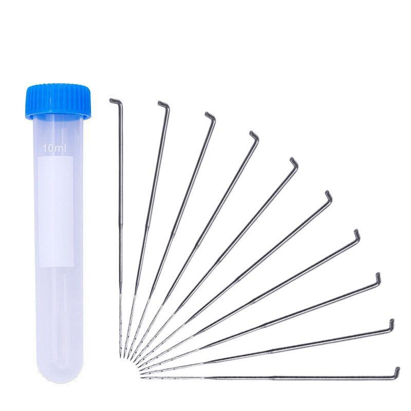 LMDZ-Kit de herramientas de fieltro para principiantes, Kit de agujas de hierro para principiantes, con botella de aguja, 3 tamaños, 10 Uds.: 10Pcs 8.6cm