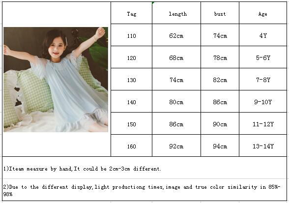 Sommer Baumwolle Nachthemd Mädchen Einfarbig Rüschen Nachthemd freundlicher Baby Nachtwäsche Schlaf Kleid freundlicher Pyjama 4 6 8 10 12 14Y