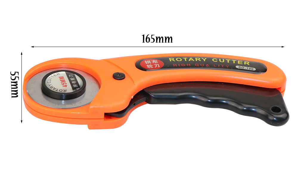 1pcs 45mm Deluxe Handle Rotary Cutter for Quilting Fabric and Arts &amp; Crafts