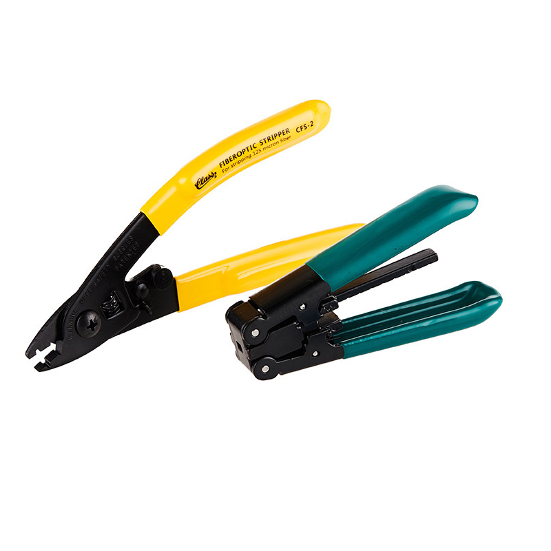 2 In 1 Ftth Splice Glasvezel Tool Kits CFS-2 Glasvezel Stripper + CP-FB01 Kabel Schede Stripper