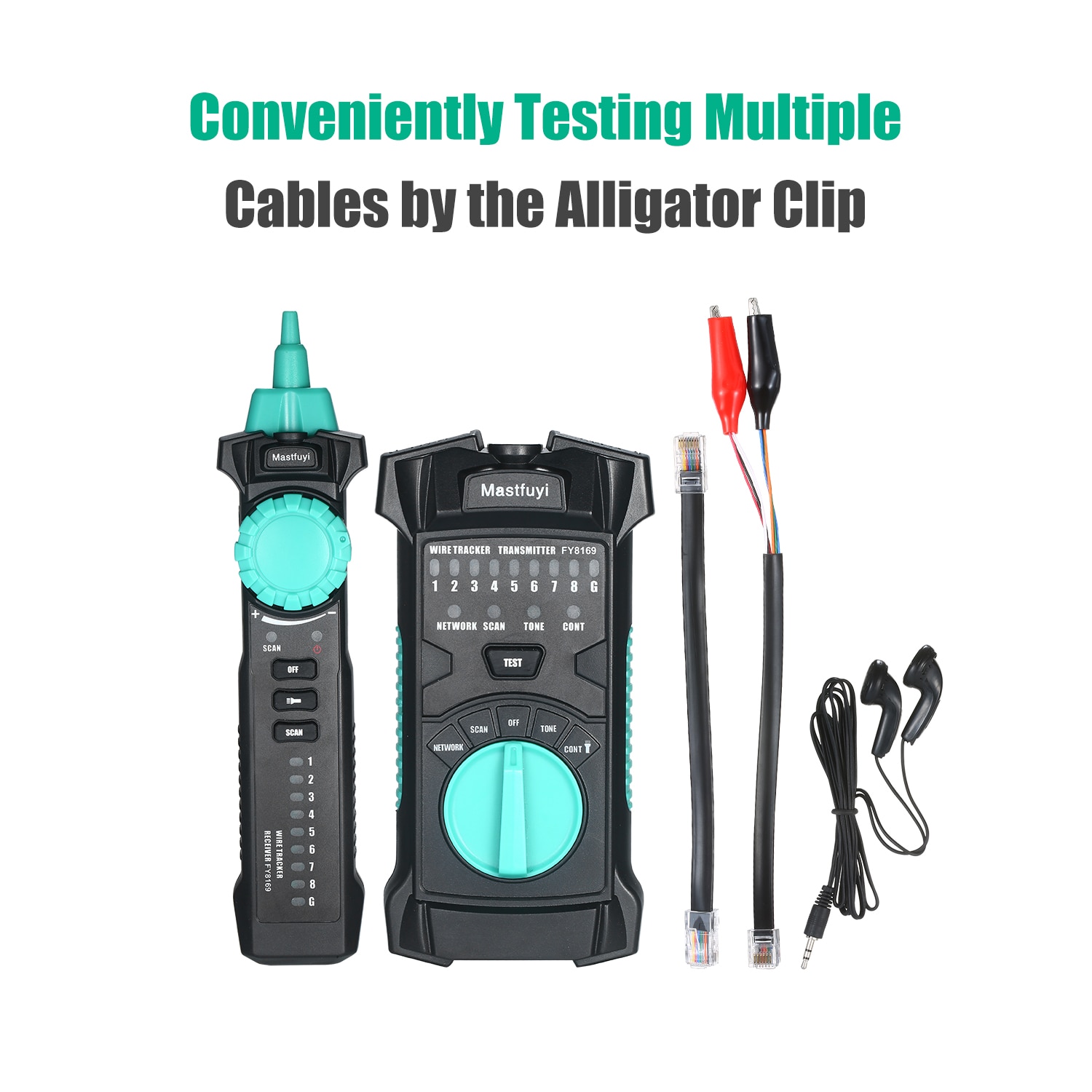 FUYI FY8169 multifonction fil Tracker réseau ligne Finder RJ11 RJ45 câble testeur câble ligne vérificateur téléphone ligne testeur