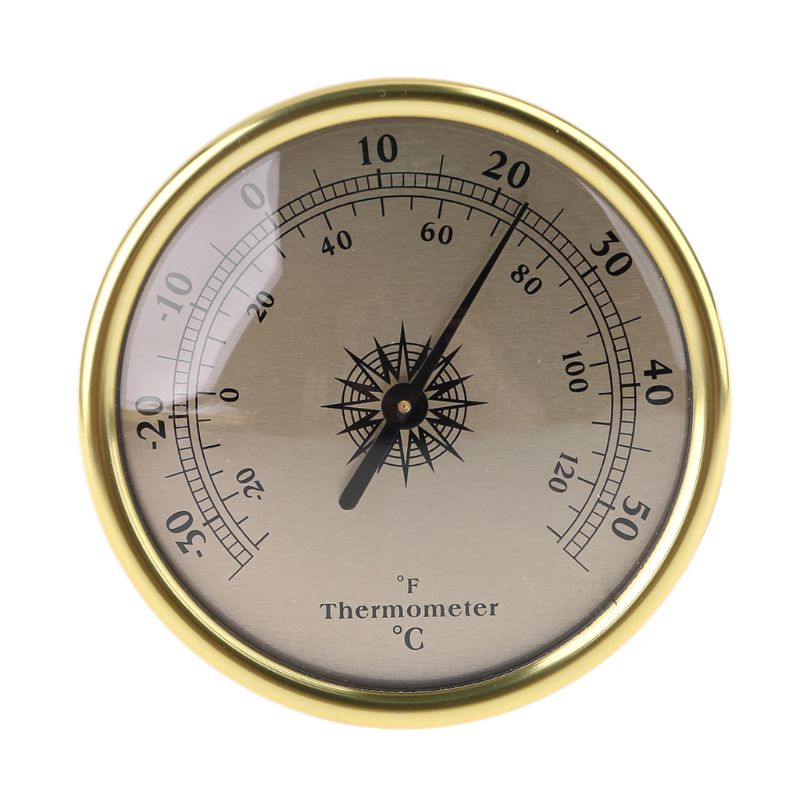 3 IN 1 Air Pressure Gauge Thermometer Hygrometer Barometer Weather Forecast 72mm L4MF
