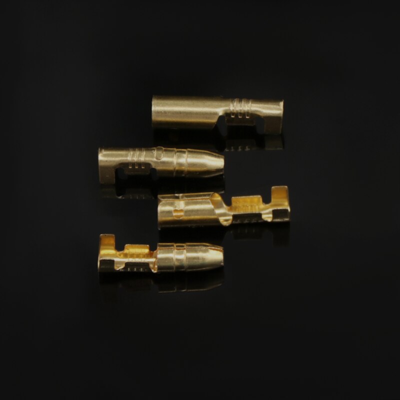 4.0 Bullet Terminal Auto Draad Connector Diameter 4Mm Mannelijke En Vrouwelijke Terminal + Isolerende Omhulsel Koudgeperste Terminal