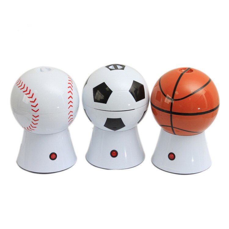 Thuis voetbal elektrische popcornmachine volleybal kleine maïs extruder kinderen elektrische basketbal popcorn 110 V ~ 220 V 1200 W