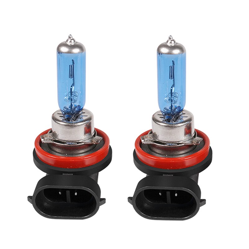 YCCPAUTO 2Pcs H11 100W Car Halogen Headlight 12V White Quartz Glass Fog Lamp Bulb Auto Headlamp 5500K