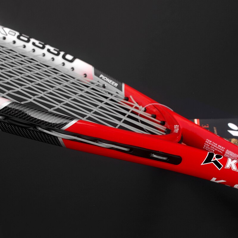 Unisex tennisracket i kolfiber med träningspadlar för väska för vuxna män kvinnor ultralätt racket