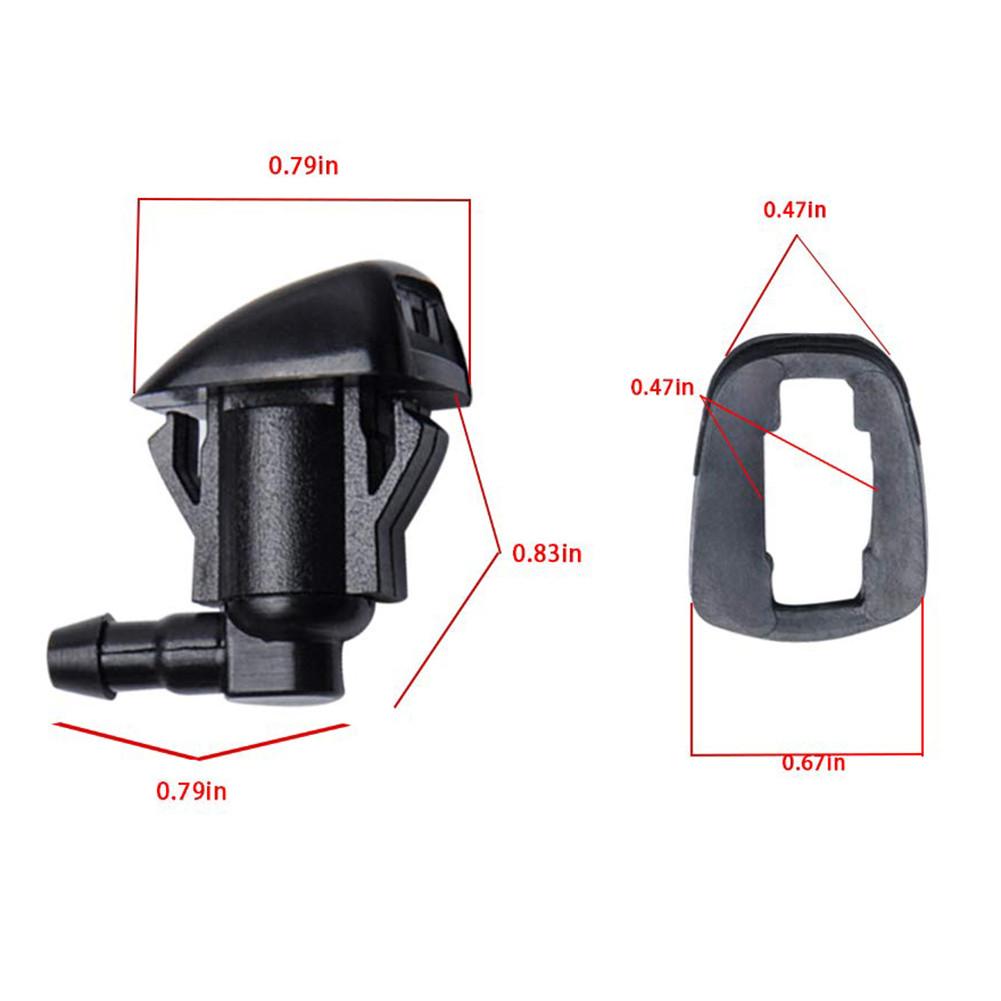 Windshield Washer Nozzles Kit for Jeep Grand Cherokee Malibu | Pontiac G6