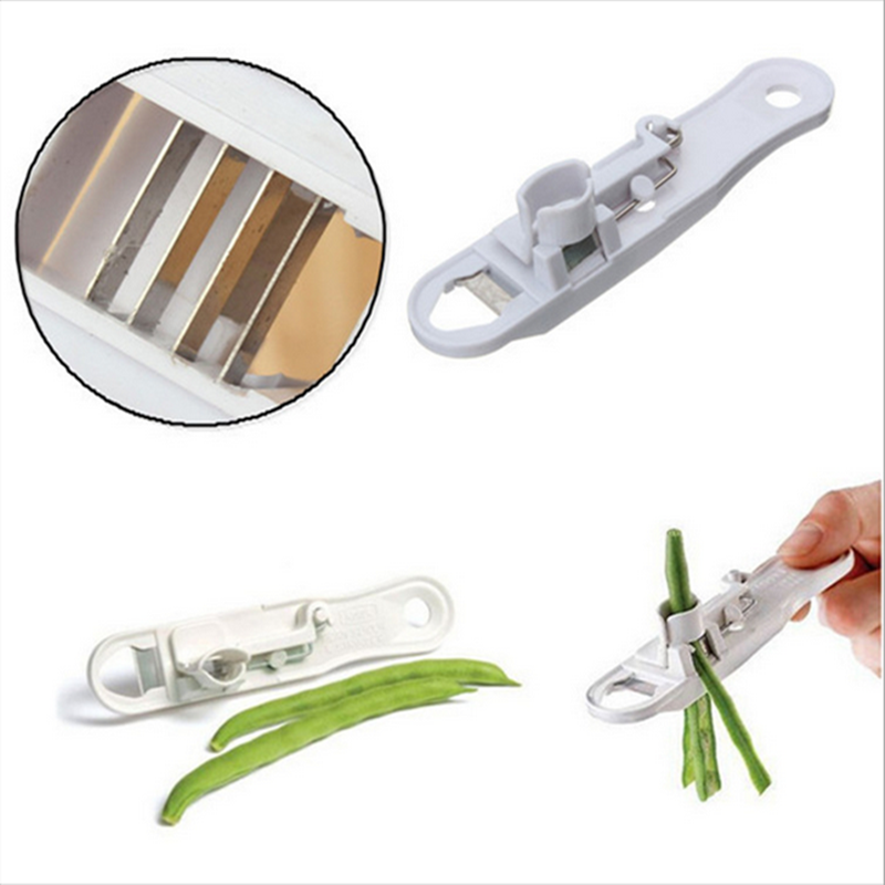 Green Bean Slicer Cutter Cut Fruit Vegetable Stringer Peeler Remover For Easy Kitchen Gadgets Cozinha Kitchen Accessories-