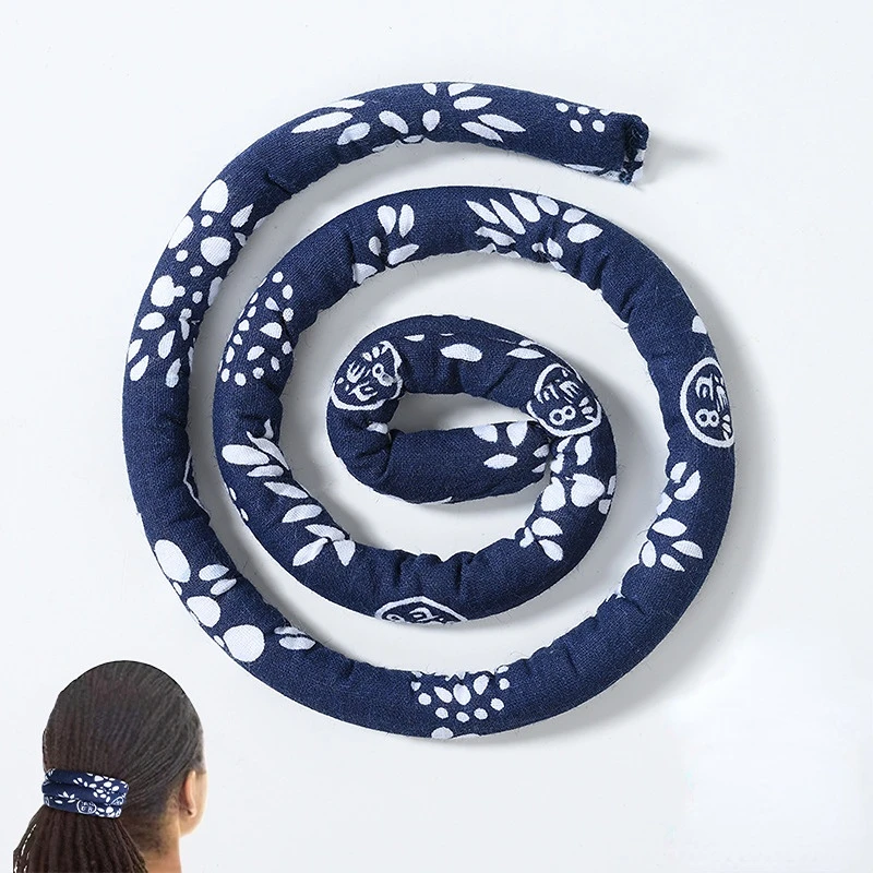 Buigbare Dreadlocks Haarband Spiraal Lock Haarbanden Lange Paardenstaart Houders Etnische Haarband Touw voor Vrouwen Meisjes Haaraccessoires: Clear