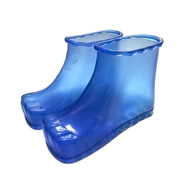 Women's foot bath bath therapy massage shoes ankle boots sole relaxation home foot care water neutral foot bath: Blue
