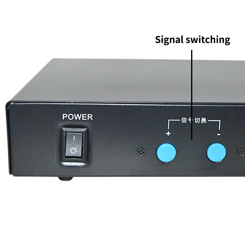 audio and video switcher with remote control 8 in 1 out AV switch TL801 185V-250V/ 50Hz