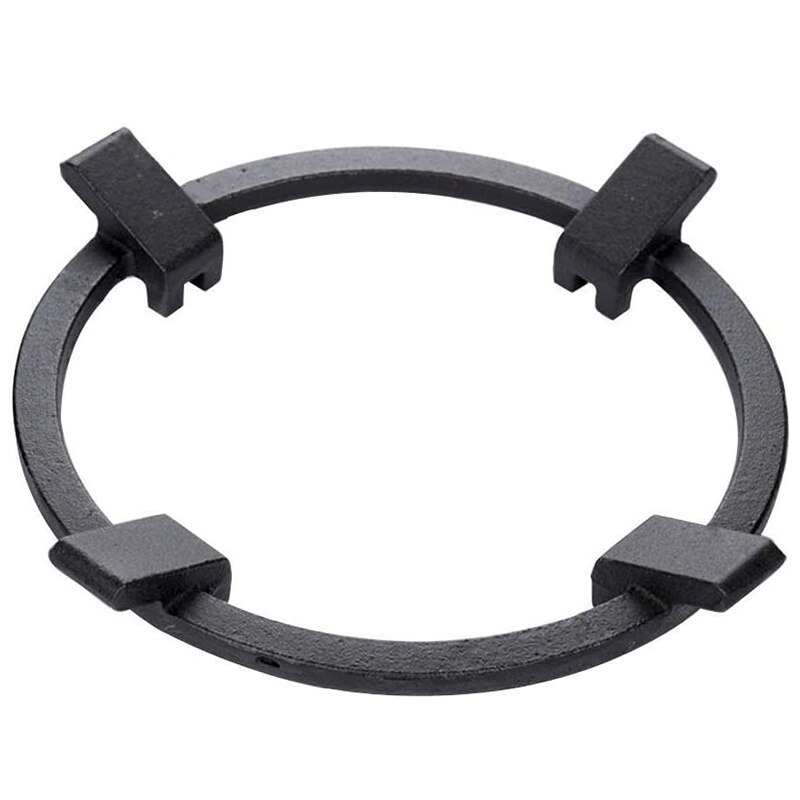 Soporte de hierro fundido para sartén, estante de soporte para quemador de Gas, cocina, utensilios de cocina para el hogar, Accesorios: Default Title
